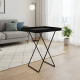 Leather Folding Tray Table